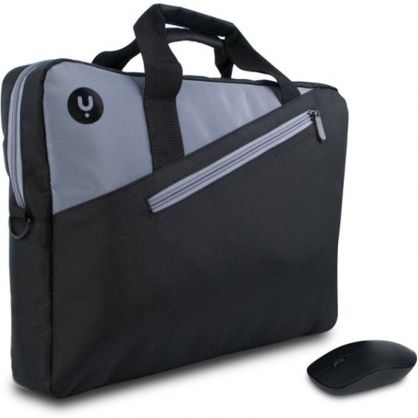 NGS Marterkit Briefcase + Wireless Mouse Black