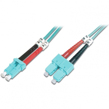 Digitus OM3 LC / SC Multimode Fiber Optic Connection Cable 2m