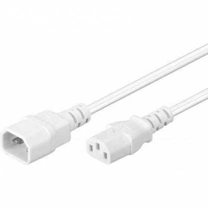 Goobay Cable de Alimentacin CPU C13/C14 1.5m Blanco