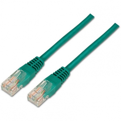Aisens Cable de Red RJ45 UTP AWG24 Cat.5e 0.5m Verde