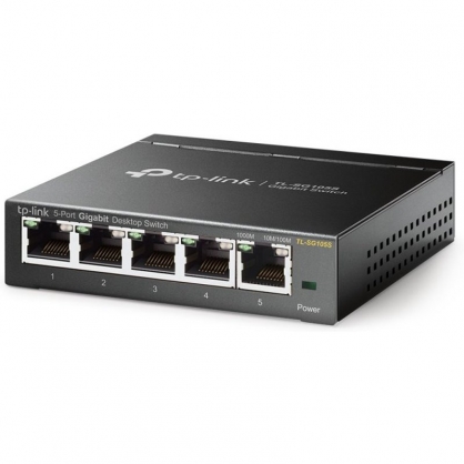 TP-Link TL-SG105S Switch 5 Ports 10/100 / 1000Mbps