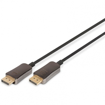 Digitus Cable de Fibra ptica DisplayPort UHD 8K Macho/Macho 20 m Negro