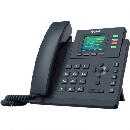 Yealink SIP-T33P Telfono VoIP Bsico PoE 4 Lneas