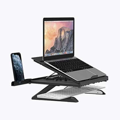 Soporte Portatil Adjustable Laptop Stand Soporte Laptop Soporte Ordenador Porttil para Macbook Pro Air, Lenovo y Otros 10-17' Portatiles