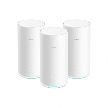 HUAWEI WiFi Mesh (3 Pack) - Router Mesh, Repetidor de wifi, Triple banda AC2200, CPU de cuatro ncleos 1.4GHz, Cobertura slida y fiable en todo tu hogar (hasta 600 m), Color Blanco